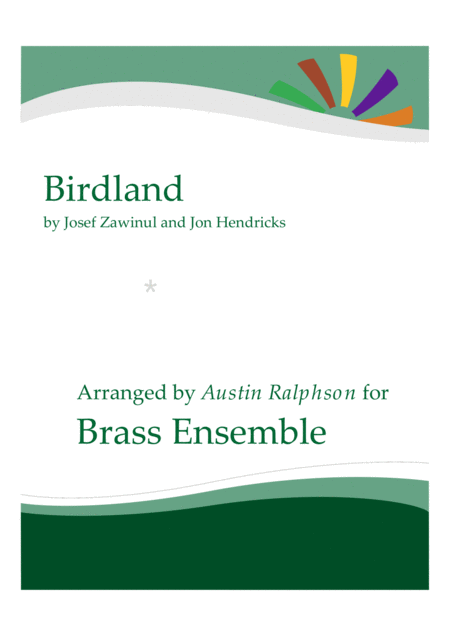 Free Sheet Music Birdland Brass Ensemble