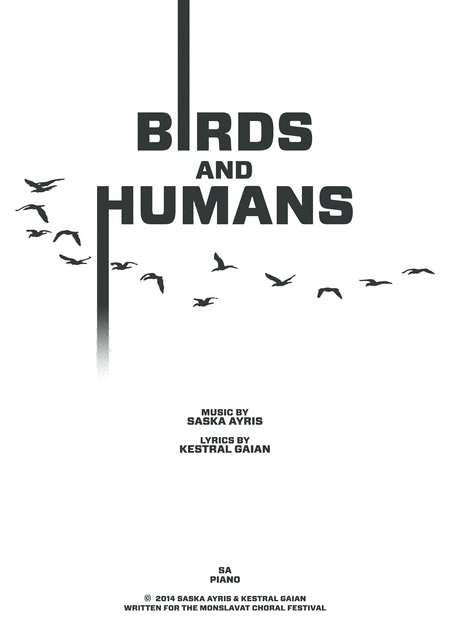 Birds And Humans Sheet Music