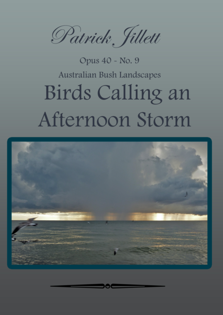 Free Sheet Music Birds Calling An Afternoon Storm Australian Bush Landscapes