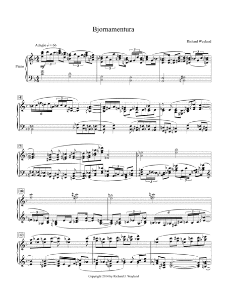 Bjornamentura Sheet Music