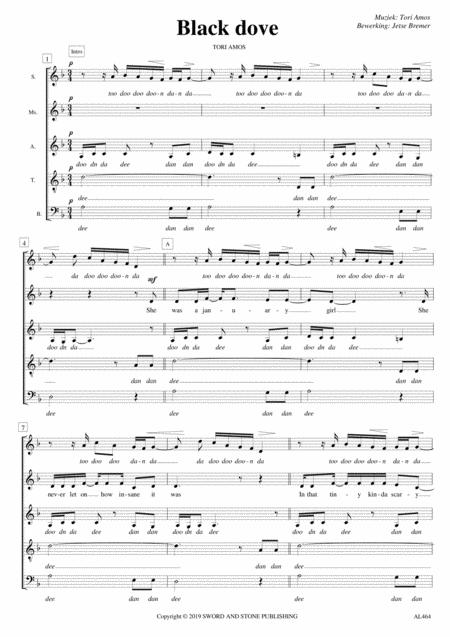 Black Dove Saatb A Cappella Sheet Music