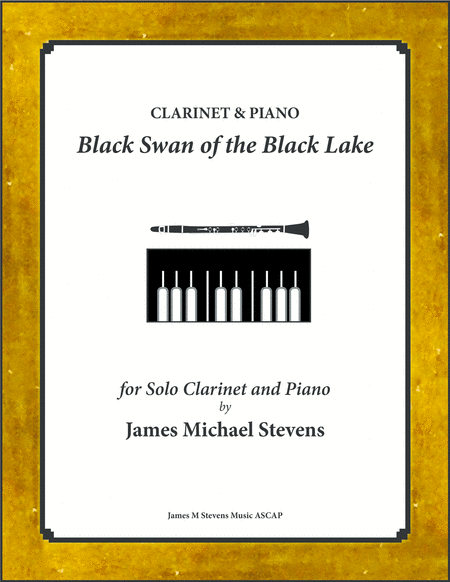 Free Sheet Music Black Swan Of The Black Lake Solo Clarinet Piano