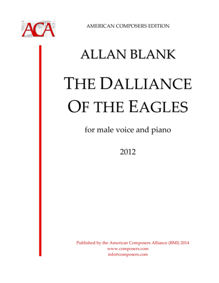 Blank The Dalliance Of The Eagles Sheet Music