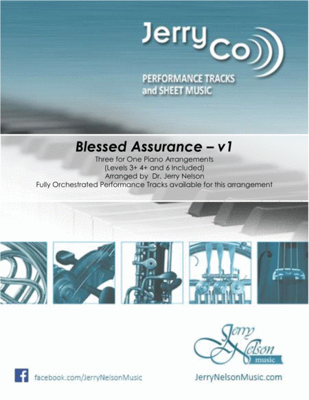 Blessed Assurance 3 For 1n Piano Arrangements Jazz Sheet Music