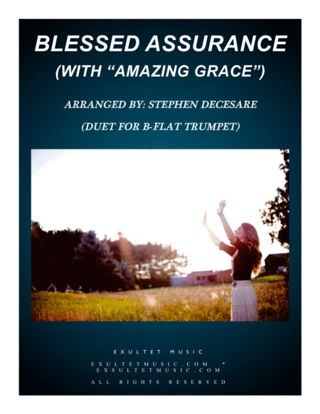 Blessed Assurance With Amazing Grace Duet For Bb Trumpet Sheet Music