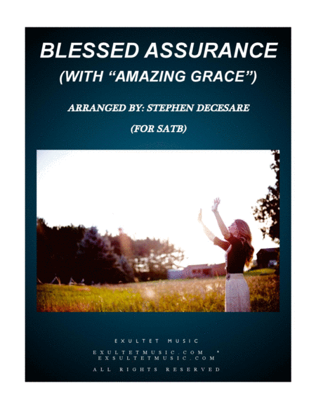 Blessed Assurance With Amazing Grace For Satb Sheet Music