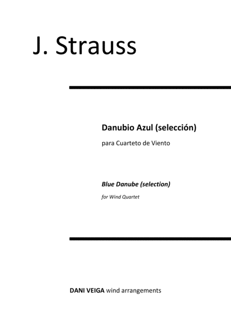 Blue Danube Selection Sheet Music