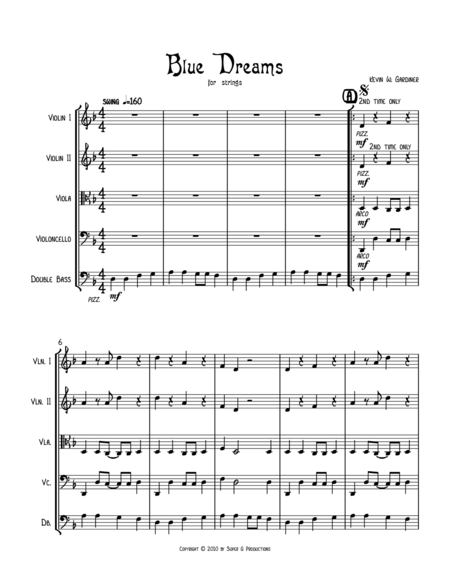 Blue Dreams Sheet Music