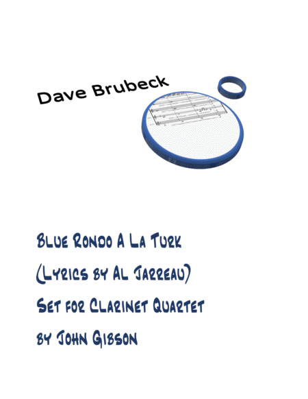 Blue Rondo Ala Turk Dave Brubeck Clarinet Quartet Sheet Music