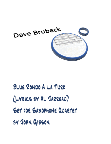 Blue Rondo Ala Turk Dave Brubeck Sax Quartet Sheet Music