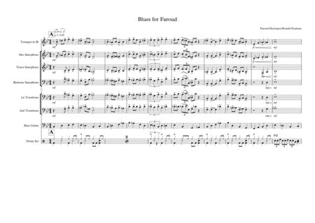 Free Sheet Music Blues For Faroud