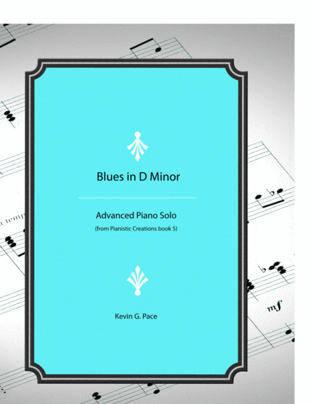 Blues In D Minor Original Piano Solo Sheet Music