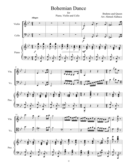 Bohemian Dance Sheet Music