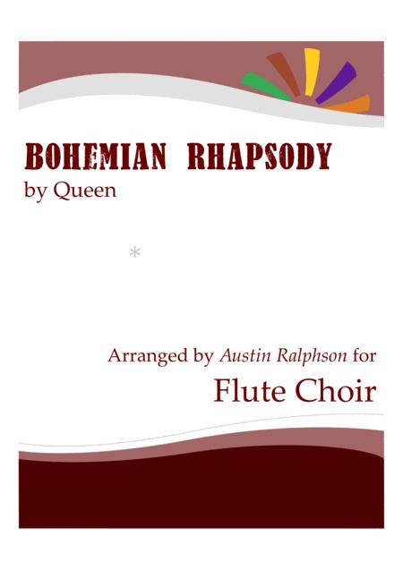 Free Sheet Music Bohemian Rhapsody Flute Choir Flute Ensemble