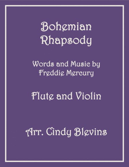 Free Sheet Music Bohemian Rhapsody For Flute And Violin