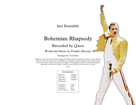 Bohemian Rhapsody Jazz Ensemble Sheet Music