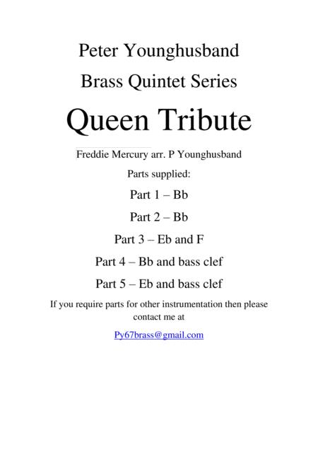 Bohemian Rhapsody Queen Tribute Sheet Music