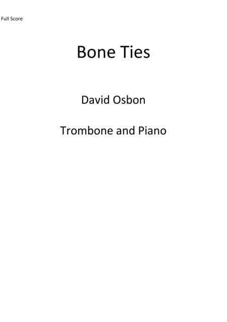 Bone Ties Sheet Music