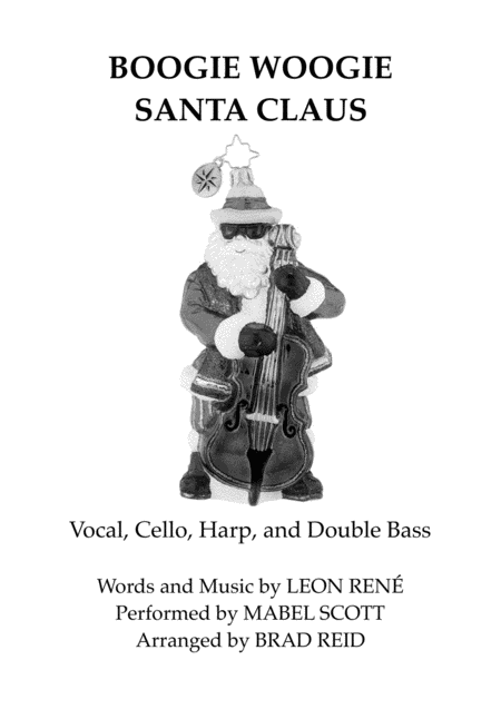 Boogie Woogie Santa Claus For Mixed Quartet Sheet Music