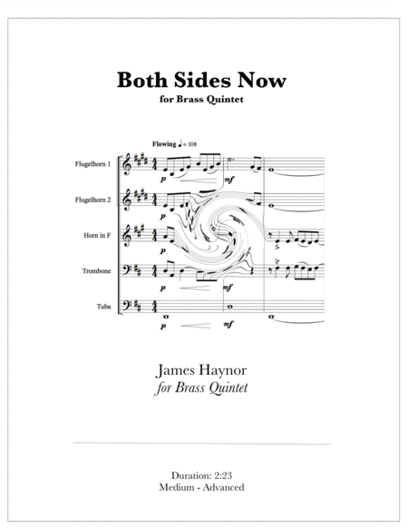 Both Sides Now For Brass Quintet Sheet Music