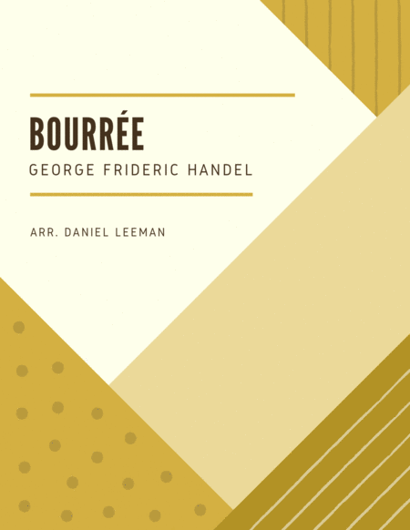 Bourree For Flute Piano Sheet Music