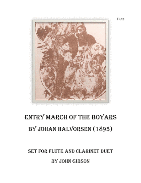 Boyars March Flute And Clarinet Duet Sheet Music