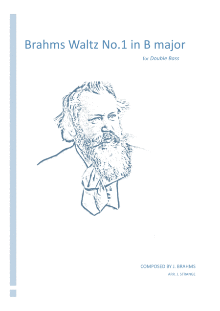 Brahms Waltz No 1 In B Major Double Bass Sheet Music