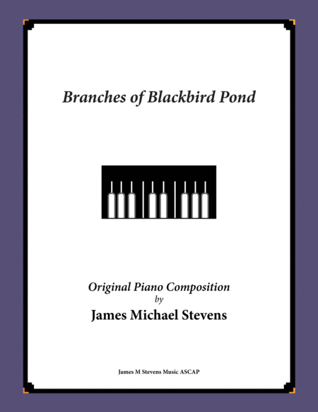 Branches Of Blackbird Pond Reflective Piano Sheet Music