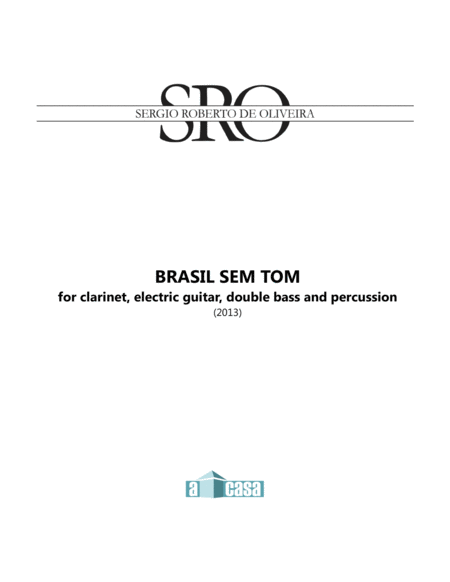 Free Sheet Music Brasil Sem Tom