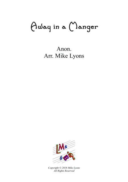 Brass Quintet Away In A Manger Sheet Music