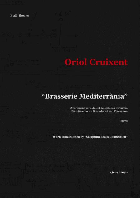 Brasserie Mediterrnia Op 70 Sheet Music