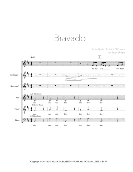 Bravado Sheet Music