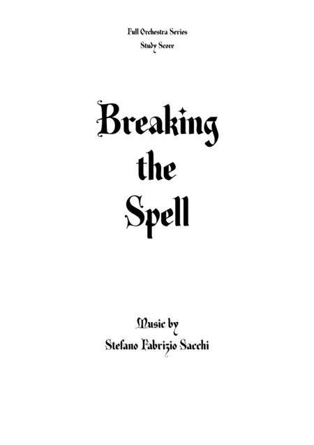 Free Sheet Music Breaking The Spell