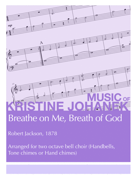 Free Sheet Music Breathe On Me Breath Of God Two Octave Reproducible