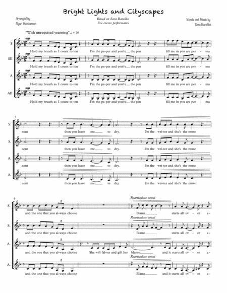 Bright Lights And Cityscapes Sheet Music