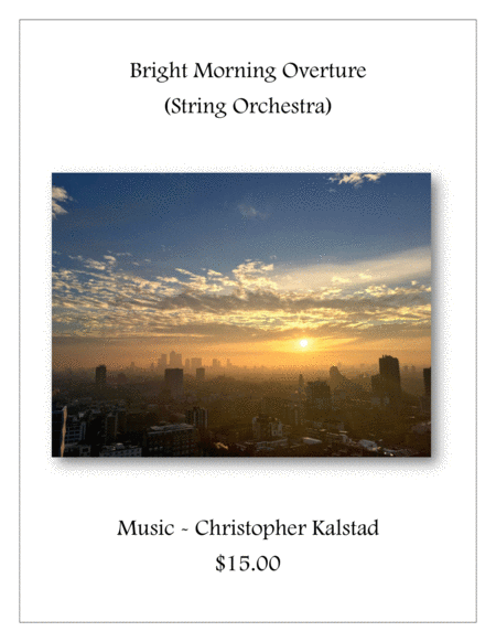 Bright Morning Overture String Orchestra Sheet Music