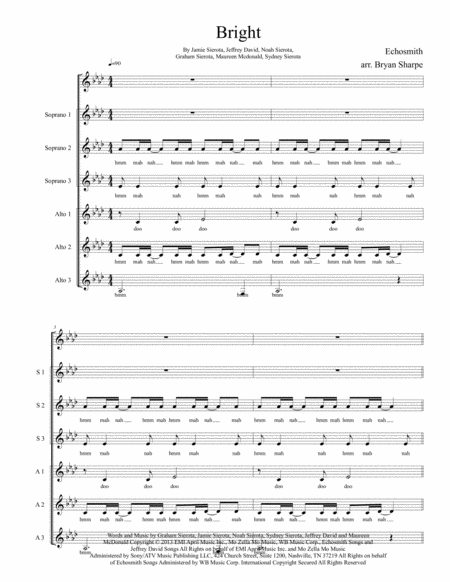 Bright Sheet Music