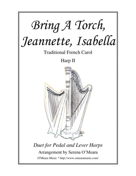 Bring A Torch Jeannette Isabella Harp Ii Sheet Music