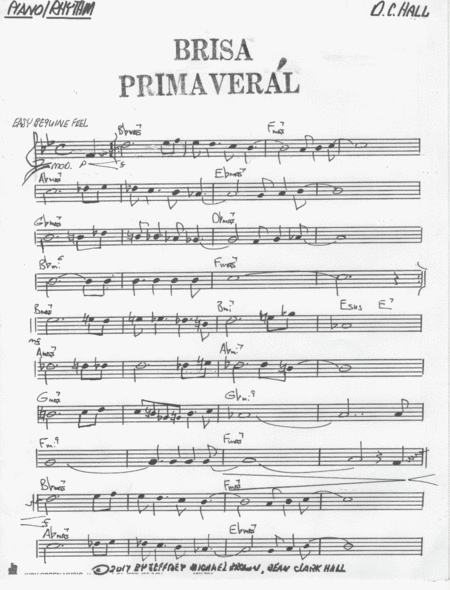 Brisa Primaverl Sheet Music