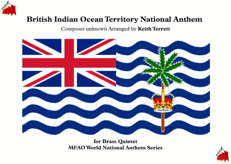 British Indian Ocean Territory The National Anthem For Brass Quintet Sheet Music