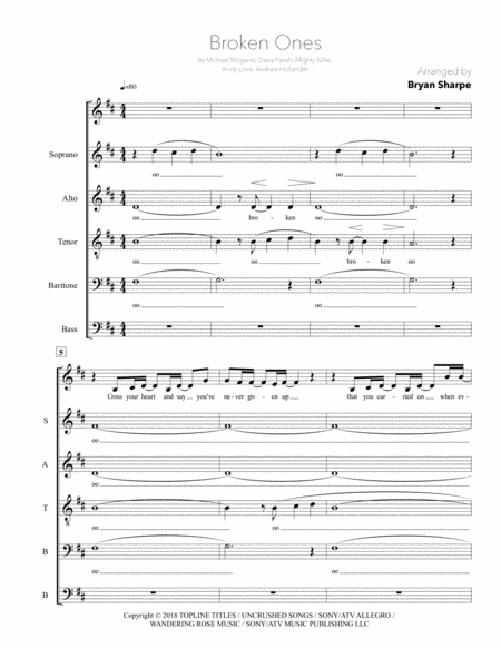 Broken Ones Sheet Music