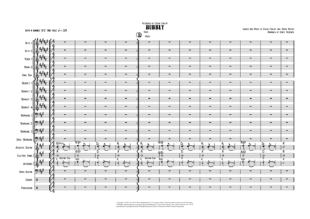 Bubbly Big Band Female Vocal Sheet Music