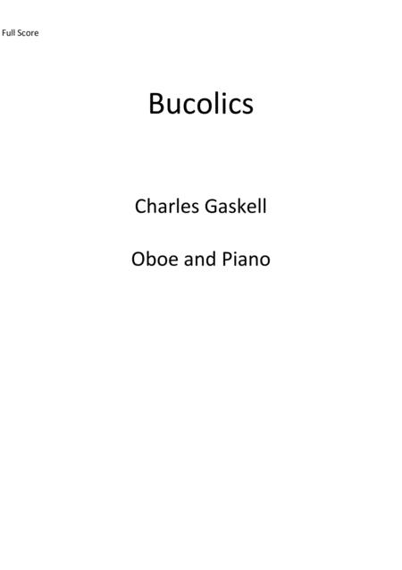 Bucolics Sheet Music