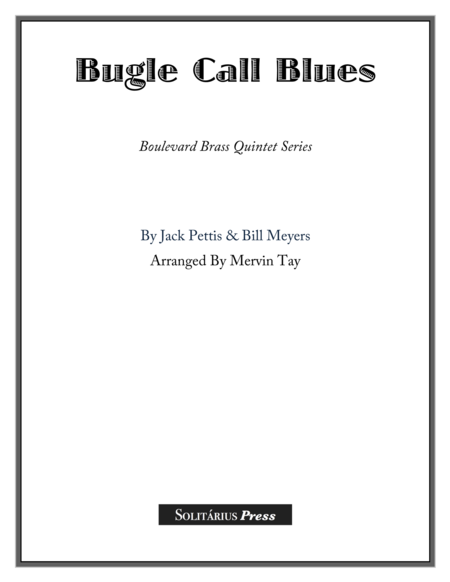 Free Sheet Music Bugle Call Blues