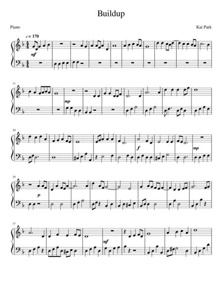 Buildup Sheet Music