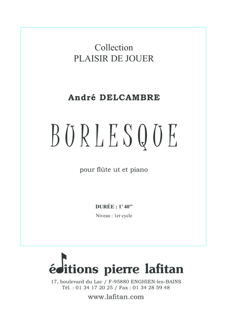 Free Sheet Music Burlesque