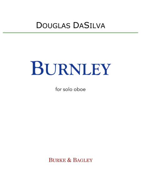 Burnley For Solo Oboe Sheet Music