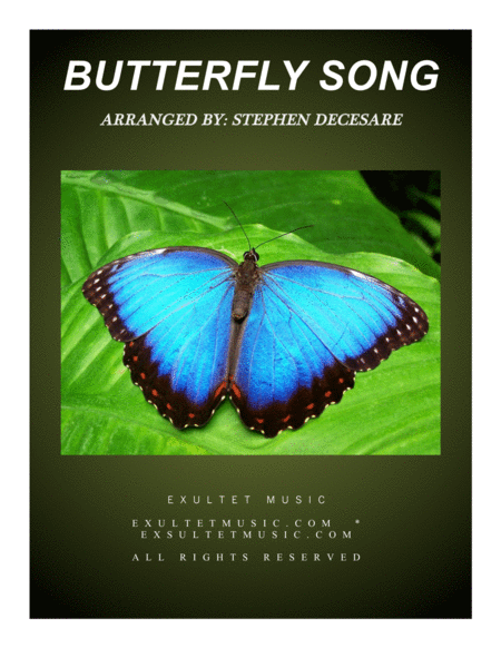 Butterfly Song Sheet Music