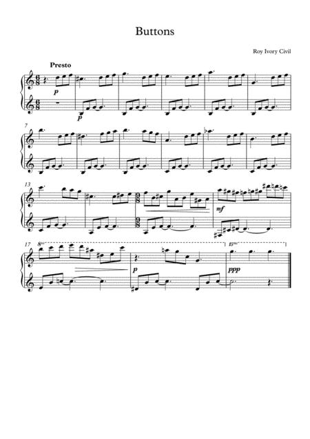 Buttons Sheet Music