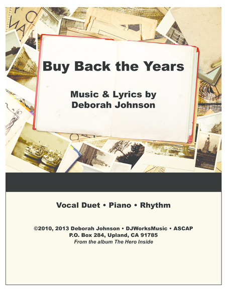 Free Sheet Music Buy Back The Years